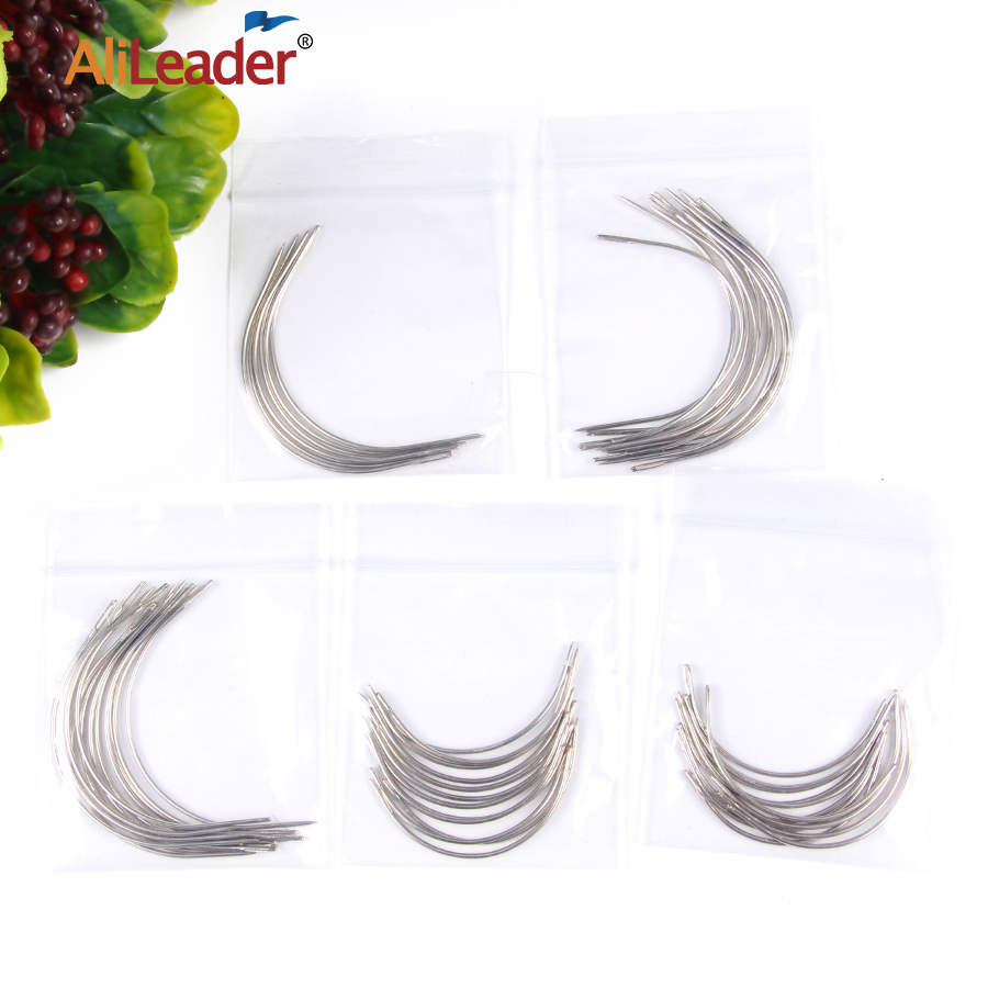 Aerith Cosplay Prop - Alileader ขายส่งเข็มโค้งสำหรับทอผ้าหมวกวิกผมเข็มสำหรับ Hair EXTENSION 12 ชิ้น/แพ็ค
