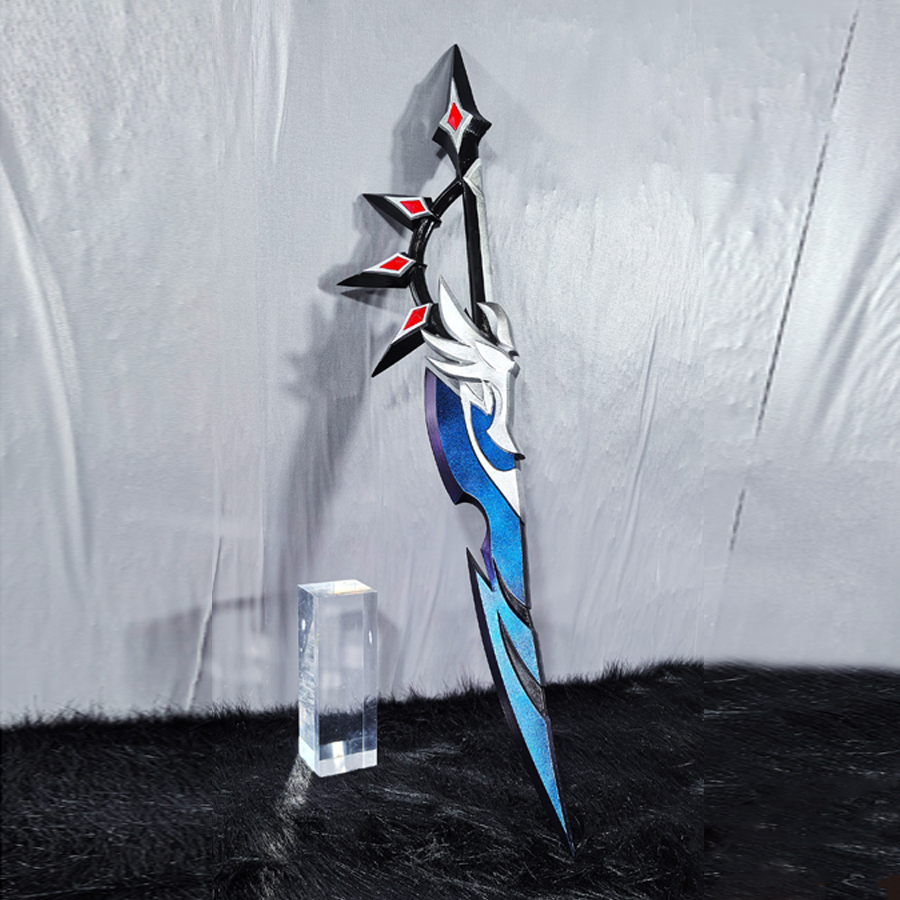 Cosplay Prop Paint - Moze คอสเพลย์อาวุธเกมรถไฟ honkai Star คอสเพลย์ความยาว80ซม. สีพ่นไล่ระดับสีเครื่องแต่งกายวันฮาโลวีน