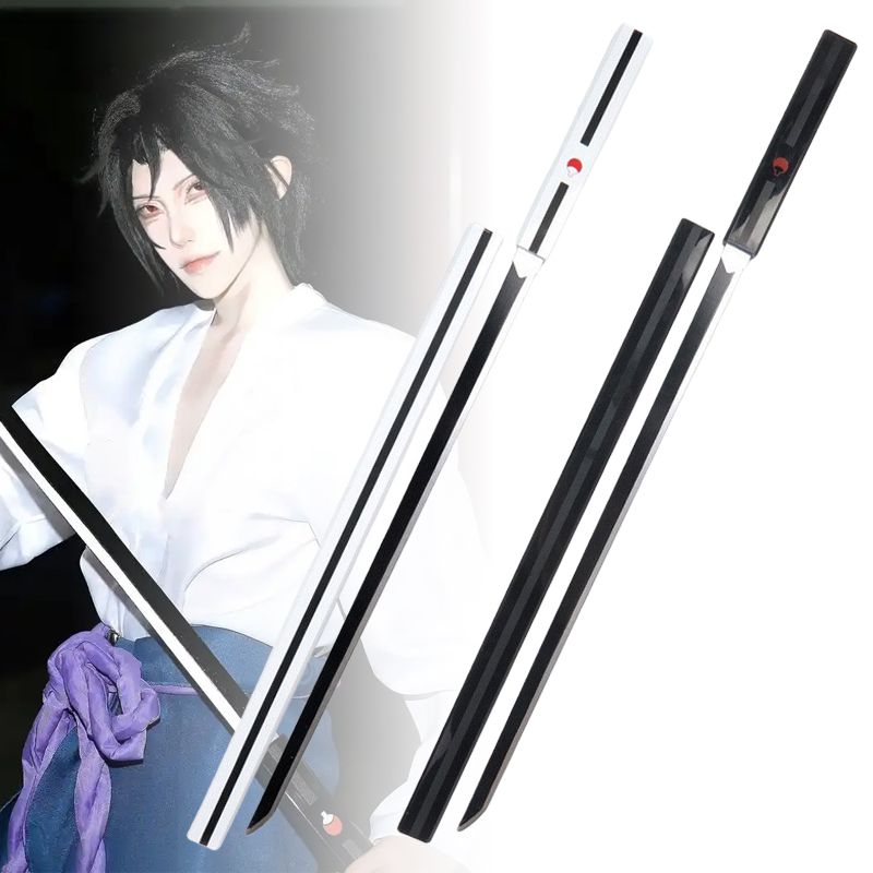 Cosplay Prop Dagger - ดาบคาตานะอุจิวะ ซาสึเกะ ขนาด 40 นิ้ว ทำจากไม้
