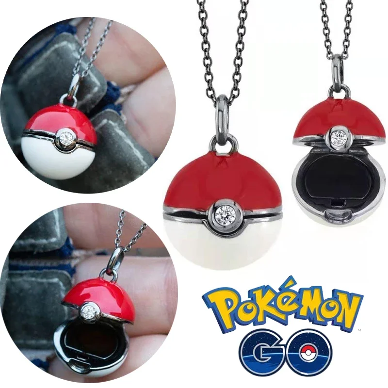 Poke Ball สร้อยคอ Pokemon รูปอ - Pokeball Cosplay Prop บทวิจารณ์และราคา
