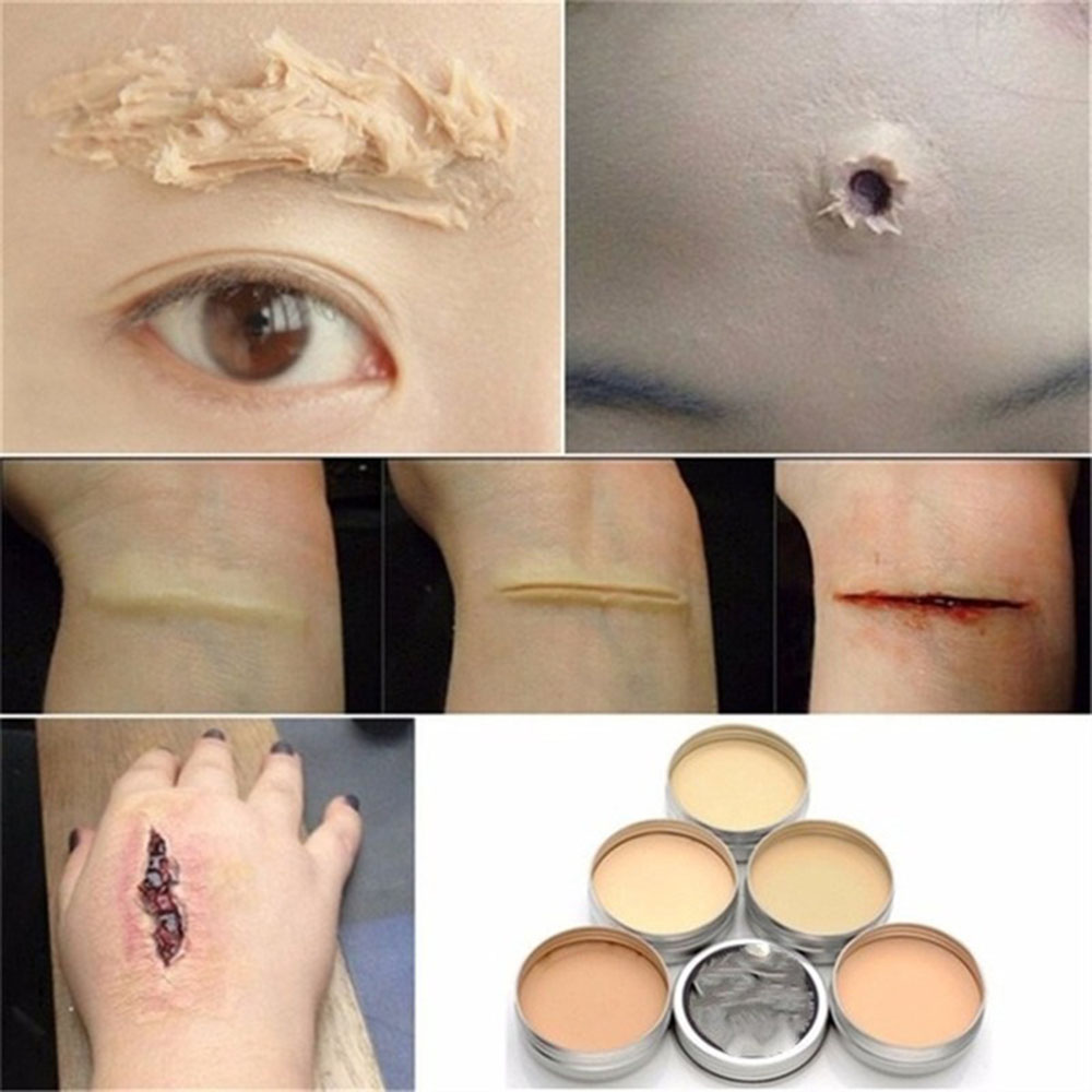 30g Face Bodyปลอมแผลเป็นขี้ผึ้ - Cosplay Prop Paint บทวิจารณ์และราคา