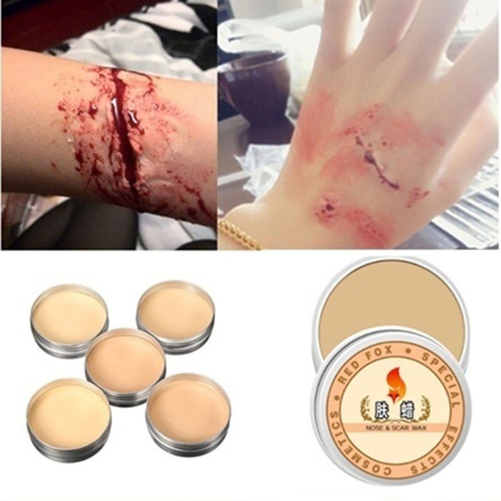 30g Face Bodyปลอมแผลเป็นขี้ผึ้ - Cosplay Prop Paint บทวิจารณ์และราคา