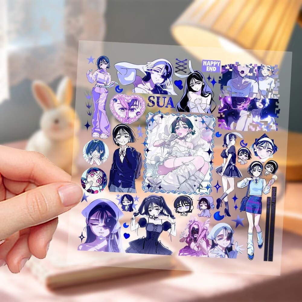 สติ๊กเกอร์ 3D ลายนูนตัวละครอนิ - Cosplay Prop Book บทวิจารณ์และราคา