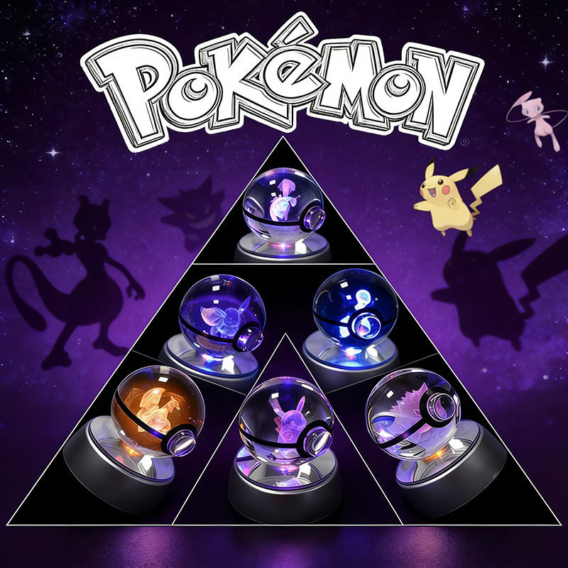 โปเกมอนคริสตัล โปเกบอล 3D แกะส - Pokeball Cosplay Prop บทวิจารณ์และราคา