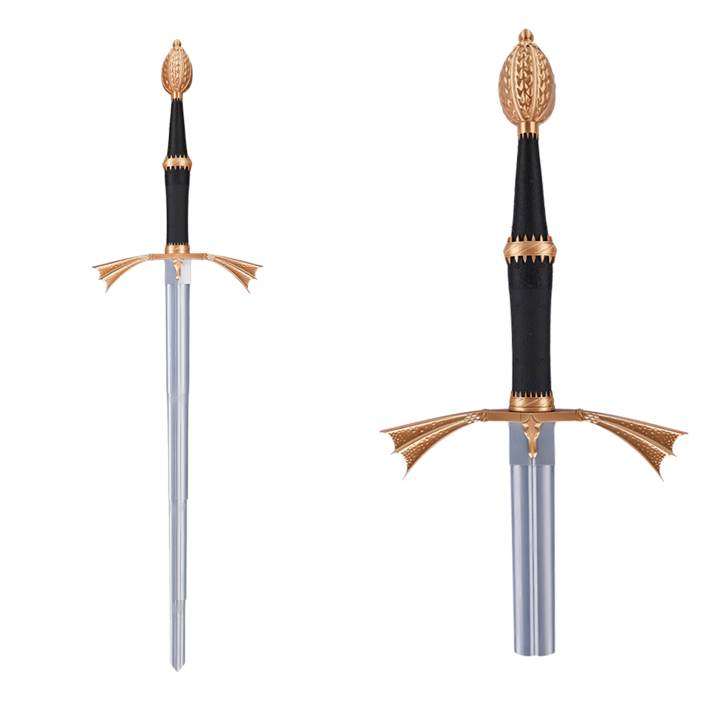 ดาบพลาสติกสีเงินแบบพับได้สำหรั - Cosplay Prop Dagger บทวิจารณ์และราคา