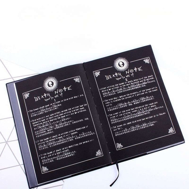 สมุดโน้ตเดธโน้ต อนิเมะ สมุดบัน - Cosplay Prop Book บทวิจารณ์และราคา