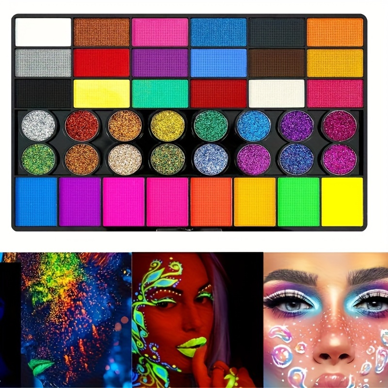 ชุดสีเพ้นท์หน้าและตัว 42 สี พร - Cosplay Prop Paint บทวิจารณ์และราคา